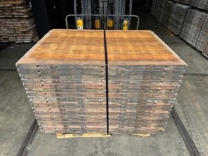 Steenschotten 150 x 110 x 5,5cm Hardhout GESCHUURD - Afbeelding 3