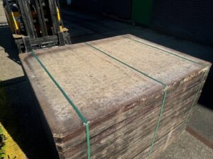 Steenschotten 135 x 110 x 5cm Geperst hardhout - Afbeelding 6