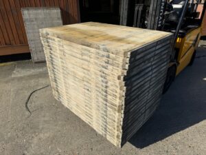 Steenschotten 140x95x5cm Lariks A-keus - Afbeelding 3