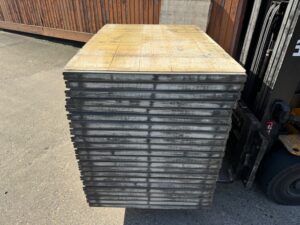 Steenschotten 140x95x5cm Lariks A-keus - Afbeelding 4