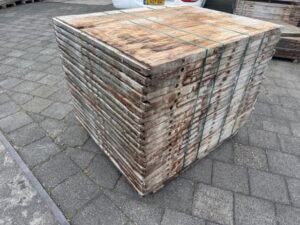 Steenschotten 140 x 110 x 4,5cm Hardhout - Afbeelding 4