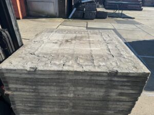 Steenschotten 148 x 145 x 5cm Geperst hardhout - Afbeelding 5