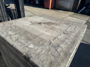 Steenschotten 148 x 145 x 5cm Geperst hardhout - Afbeelding 6