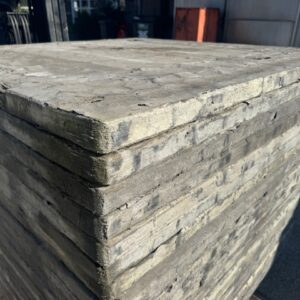 Steenschotten 148 x 145 x 5cm Geperst hardhout