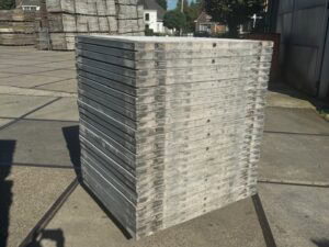 Steenschotten 140 x 115 x 5,5cm Lariks Topkwaliteit - Afbeelding 2