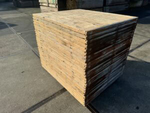 Steenschotten 135 x 112 x 4,5cm Grenen - Afbeelding 2