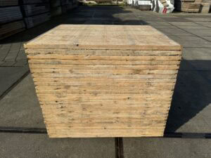 Steenschotten 135 x 112 x 4,5cm Grenen - Afbeelding 3