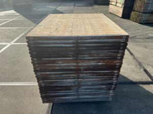 Steenschotten 135 x 112 x 4,5cm Grenen - Afbeelding 4