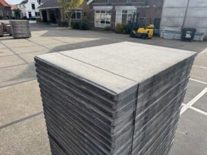 Steenschotten 145 x 100 x 5,3cm Geperst hardhout Topkwaliteit - Afbeelding 4