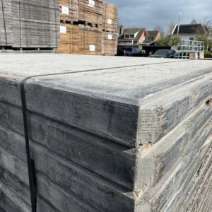 Steenschotten 145 x 100 x 5,3cm Geperst hardhout Topkwaliteit