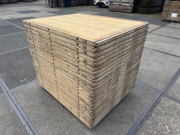 Steenschotten 140x112x4cm Hardhout GESCHUURD - Afbeelding 5