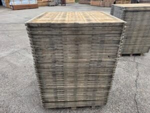 Steenschotten 120 x 110 x 4cm Grenen Topkwaliteit! - Afbeelding 3