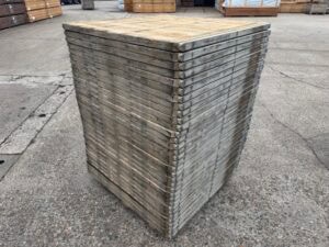 Steenschotten 120 x 110 x 4cm Grenen Topkwaliteit! - Afbeelding 4
