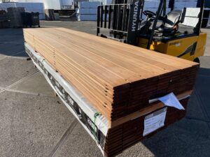 Kapur vlonderplanken 395 x 14,5 x 2,5cm met/zonder ribbel - Afbeelding 3