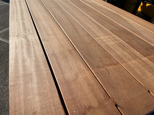Kapur vlonderplanken 395x14,5x2,5cm met/zonder ribbel - Afbeelding 4